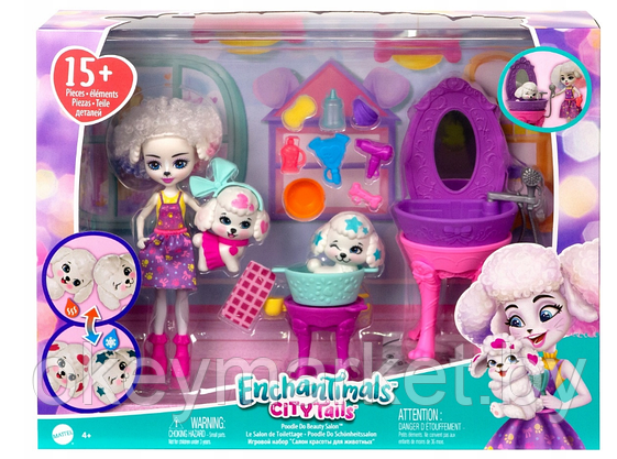Игровой набор Mattel Enchantimals Салон красоты HHC20, фото 2