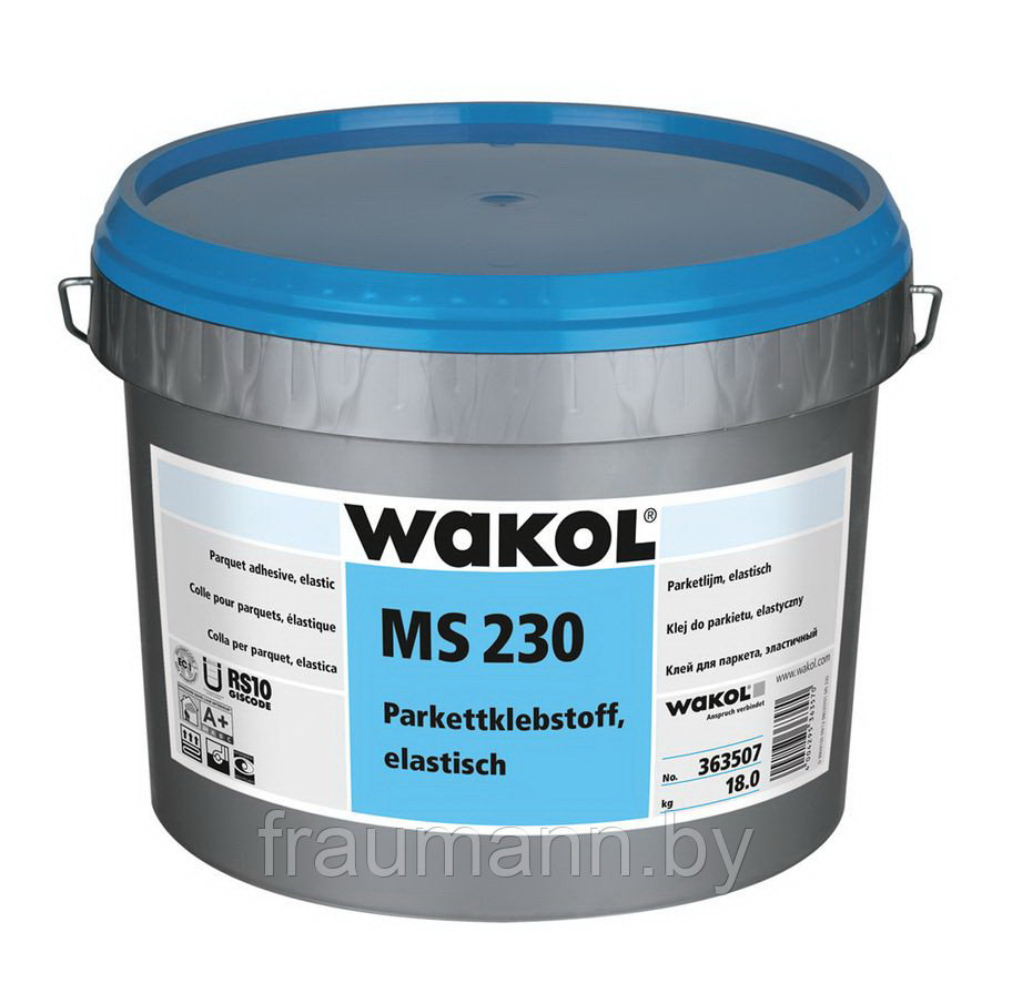 WAKOL MS 230 Клей для паркета эластичный (18 кг)