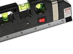 G03310 Уровень лазерный многофункциональный 190мм с рулеткой 2,5м, GEKO, 5901477151255 (CN), фото 2