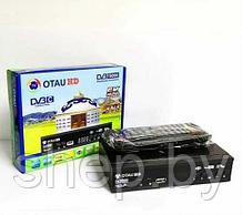 Приставка для цифрового ТВ OTAU T8000 DVB-T/T2 металл черный