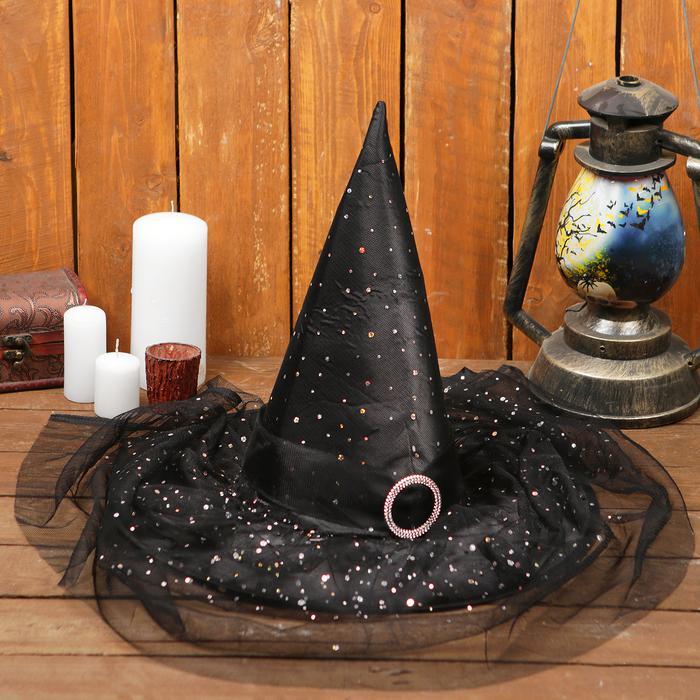 Карнавальная шляпа Волшебница (ведьма) - фото 1 - id-p183707810