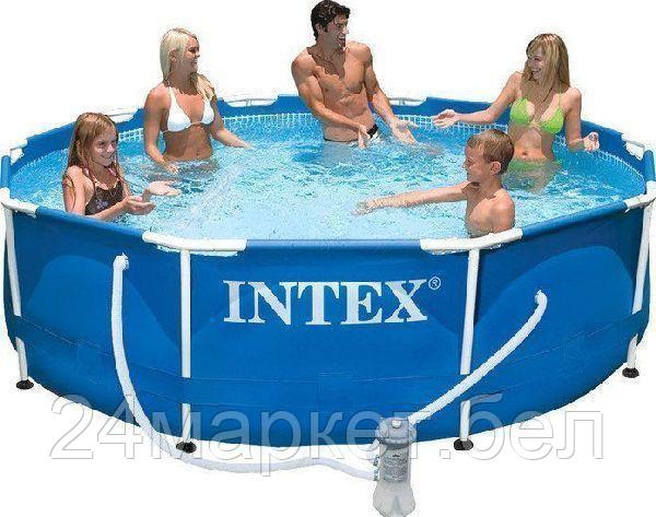 Каркасный бассейн Intex Metal Frame 305х76 (56999/28202), фото 2