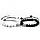 Парные браслеты-неразлучники с магнитами-сердечками "Фаленс" (мраморный говлит-шунгит), фото 4