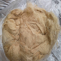 Джутовая очищенная пакля, тюк 10 кг длинное волокно, фото 3