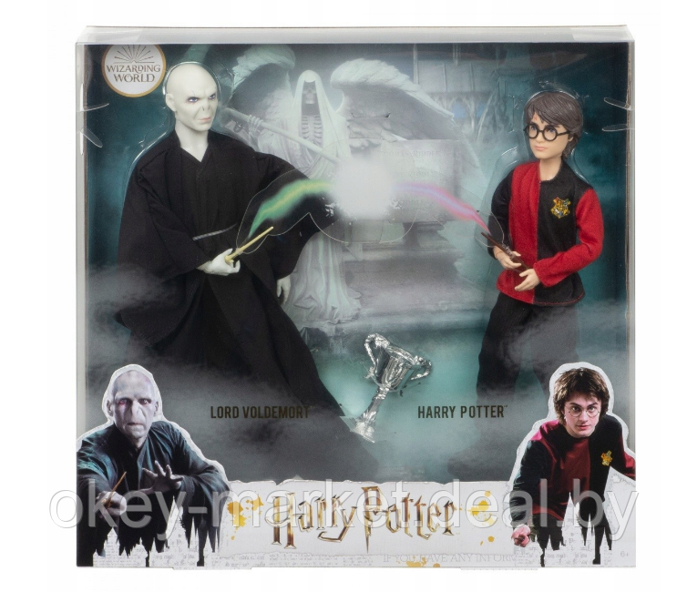 Набор кукол Harry Potter Лорд Волан-де-Морт и Гарри Поттер - фото 1 - id-p183717354