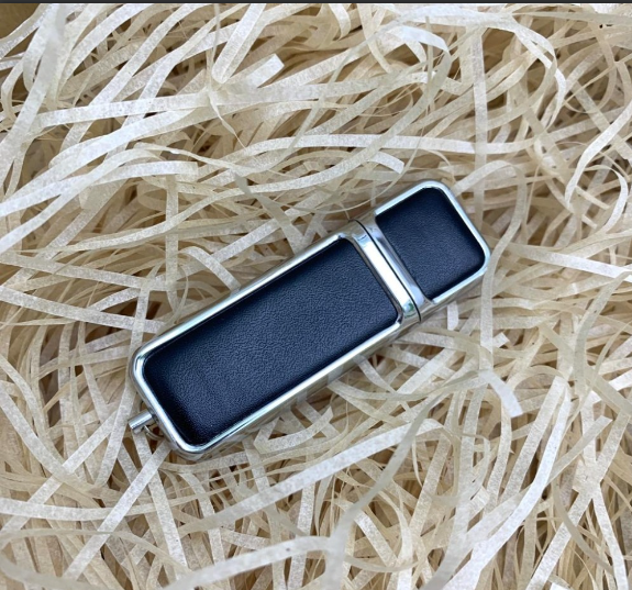 USB накопитель (флешка) Business кожа/металл, 16 Гб - фото 2 - id-p183719968