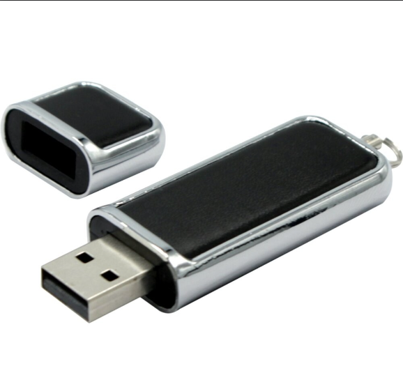 USB накопитель (флешка) Business кожа/металл, 16 Гб - фото 5 - id-p183719968