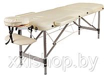 Массажный стол складной Atlas Sport 60 см 3-с алюминиевый (бежевый), фото 2