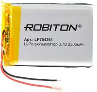 Аккумулятор литий полимерный Li-po, LP754261 3,7v 2300 mAh