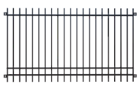 Забор металлический ЗМ-2, секция 2000мм*3000мм