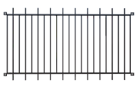 Забор металлический ЗМ-4, секция 2000мм*3000мм