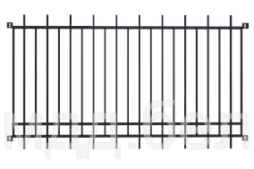 Забор металлический ЗМ-5, секция 2000мм*3000мм