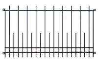 Забор металлический ЗМ-10, секция 2000мм*3000мм