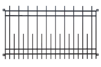 Забор металлический ЗМ-11, секция 2000мм*3000мм
