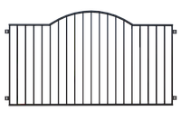 Забор металлический ЗМ-21, секция 2000мм*3000мм