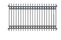 Забор металлический "Кольцо", тип 3, секция 2000мм*3000мм