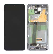Дисплейный модуль для Samsung G988 galaxy S20 Ultra Original Grey GH82-26033B Оригинал с рамкой