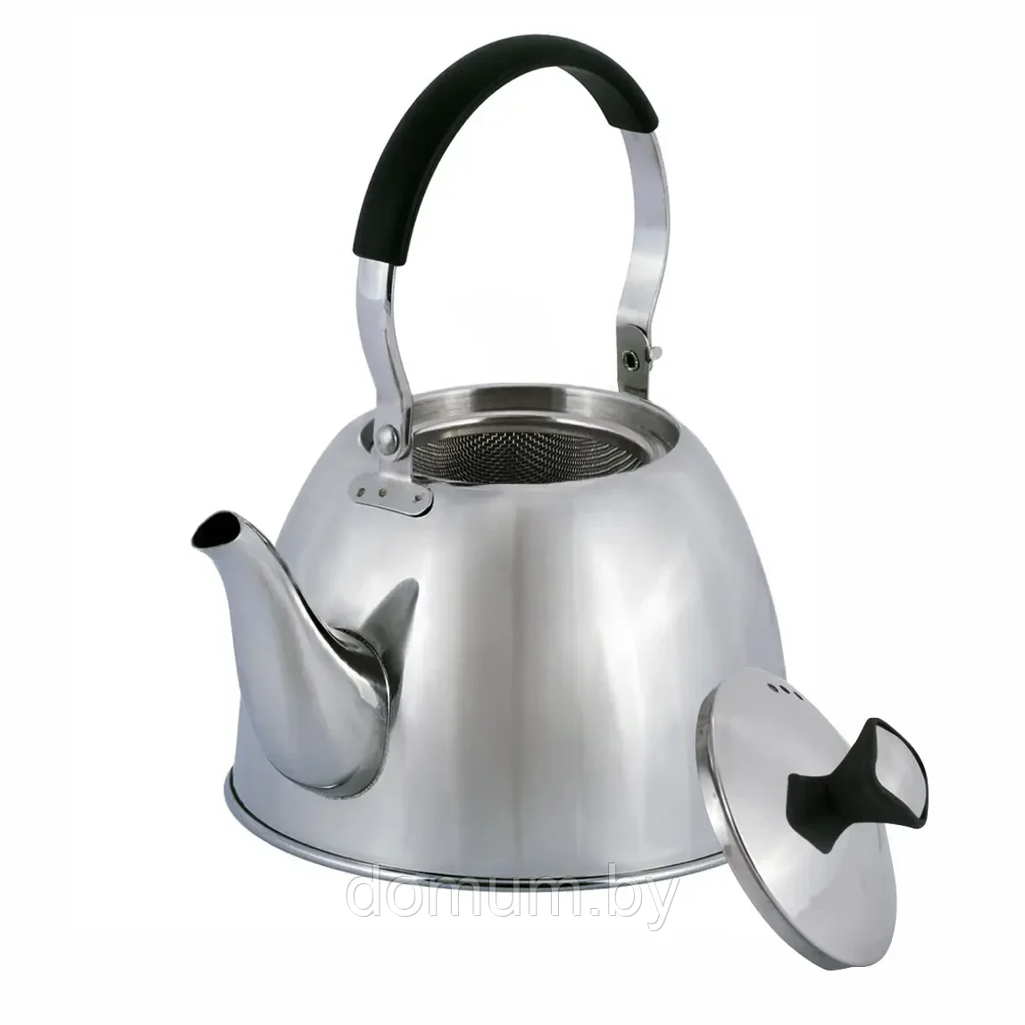 Чайник-заварник Kamille 1л из нержавеющей стали с ситечком KM-1093 - фото 4 - id-p183729211
