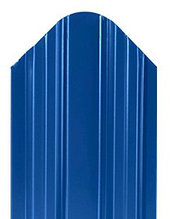 Металлический штакетник "Константа 90" RAL5005 матовый синий (односторонний)