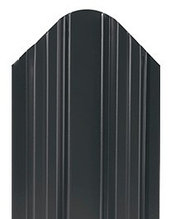 Металлический штакетник "Константа 90" RAL7024 серый (односторонний)
