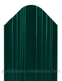 Металлический штакетник "Константа 90" RAL6005 зеленый (односторонний)