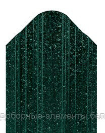 Металлический штакетник "Константа 90" RAL6005 матовый зеленый (двухсторонний)