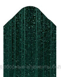 Металлический штакетник "Константа 90" RAL6005 матовый зеленый (двухсторонний), фото 1