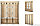 Складной шкаф Storage Wardrobe mod.88130  130 х 45 х 175 см. Трехсекционный Черный (серые полки, белая молния), фото 4