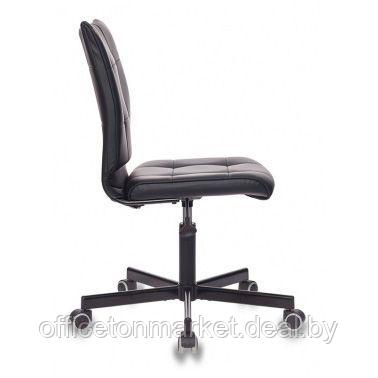 Кресло для персонала "Бюрократ CH-330M", экокожа, металл, черный - фото 3 - id-p183689972