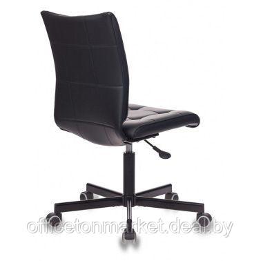 Кресло для персонала "Бюрократ CH-330M", экокожа, металл, черный - фото 4 - id-p183689972