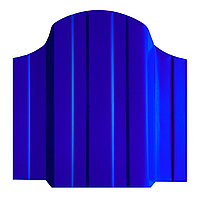 Металлический штакетник "Омега 110" RAL5005 матовый синий (односторонний)