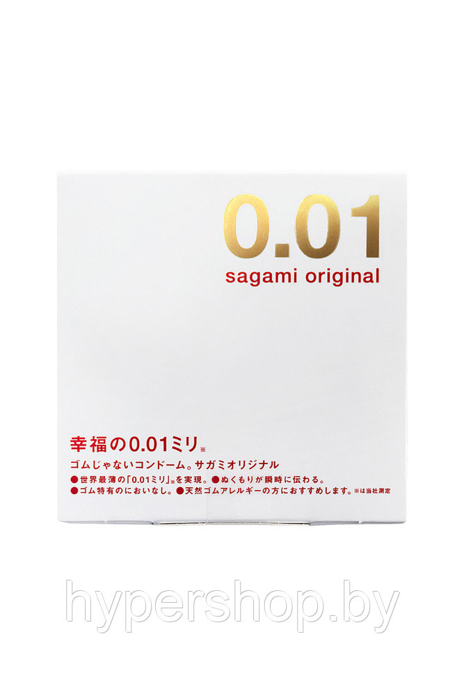 Полиуретановые презервативы Sagami Original 0,01 1 шт