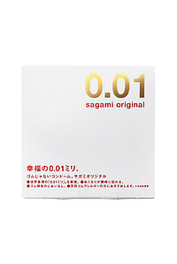 Полиуретановый презерватив Sagami Original 0,01 1 шт