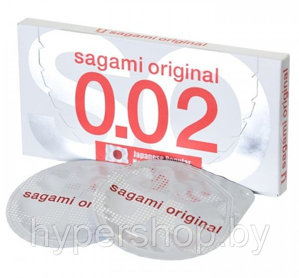 Полиуретановые презервативы Sagami Original 0,02 2 шт