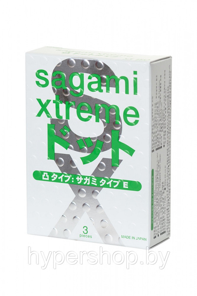 Презервативы латексные Sagami Xtreme Type-E 3 шт