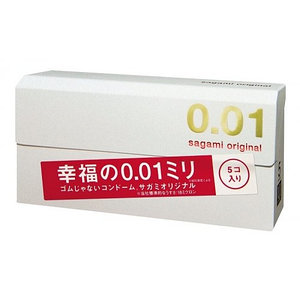 Полиуретановые презервативы Sagami Original 0,01 5 шт