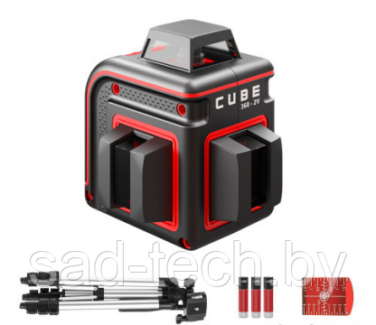 Лазерный уровень ADA CUBE 360-2V Professional Edition - фото 1 - id-p183764734