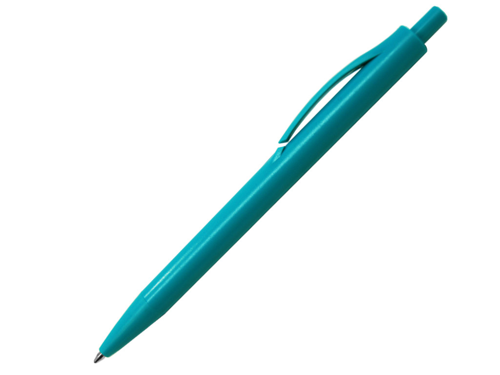 Ручка ХИТ c логотипом бирюзовая pantone 3135 С