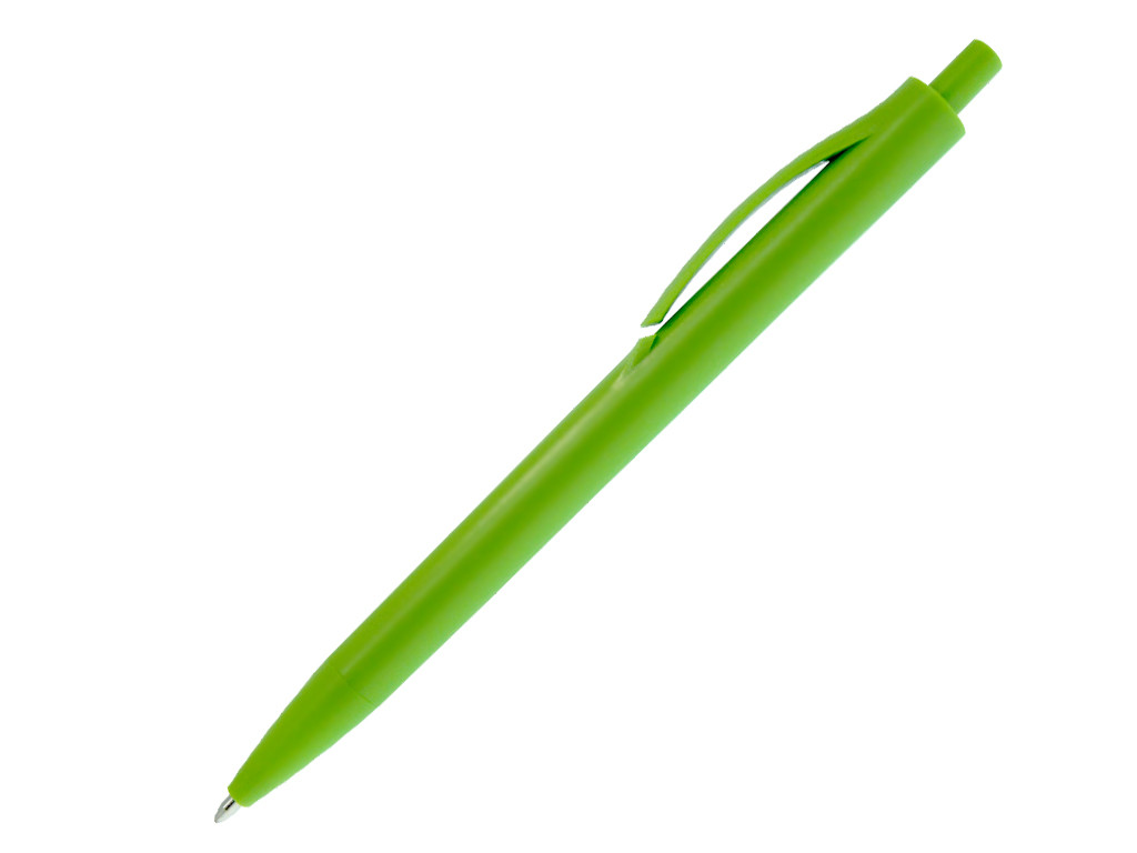 Ручка ХИТ c логотипом зеленая pantone 369 С