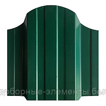 Металлический штакетник "Омега 110" RAL6005 матовый зеленый (двухсторонний)