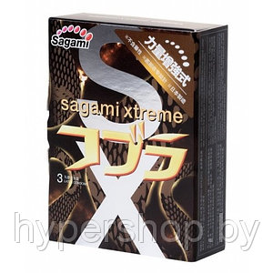 Презервативы с эффектом сужения Sagami Xtreme Cobra 3 шт