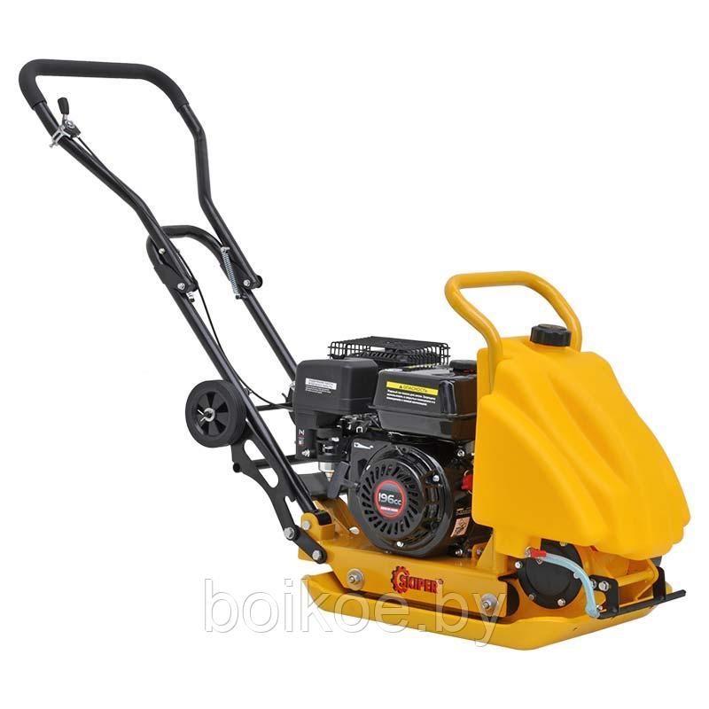 Виброплита бензиновая Skiper C90L-WMT (Loncin 200F, плита 54*42, 15кН)