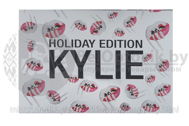 Набор матовых помад Kylie Holiday 6 шт, серебро. Лучшая цена, фото 2