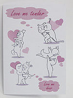 Белки / Авторская открытка "Love me  tender"