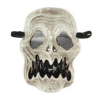 Карнавальная маска для взрослых на Хеллоуин Череп Страх