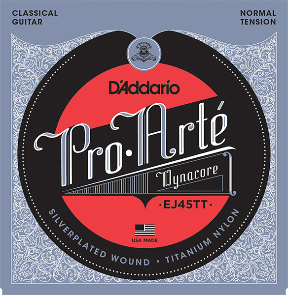 D`Addario EJ45TT ProArte DynaCore Комплект струн для классической гитары, титан, норм. натяжение