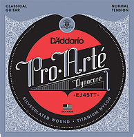 D`Addario EJ45TT ProArte DynaCore Комплект струн для классической гитары, титан, норм. натяжение