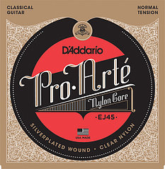 D'Addario EJ45 PRO ARTE Струны для классической гитары нейлоновые Normal