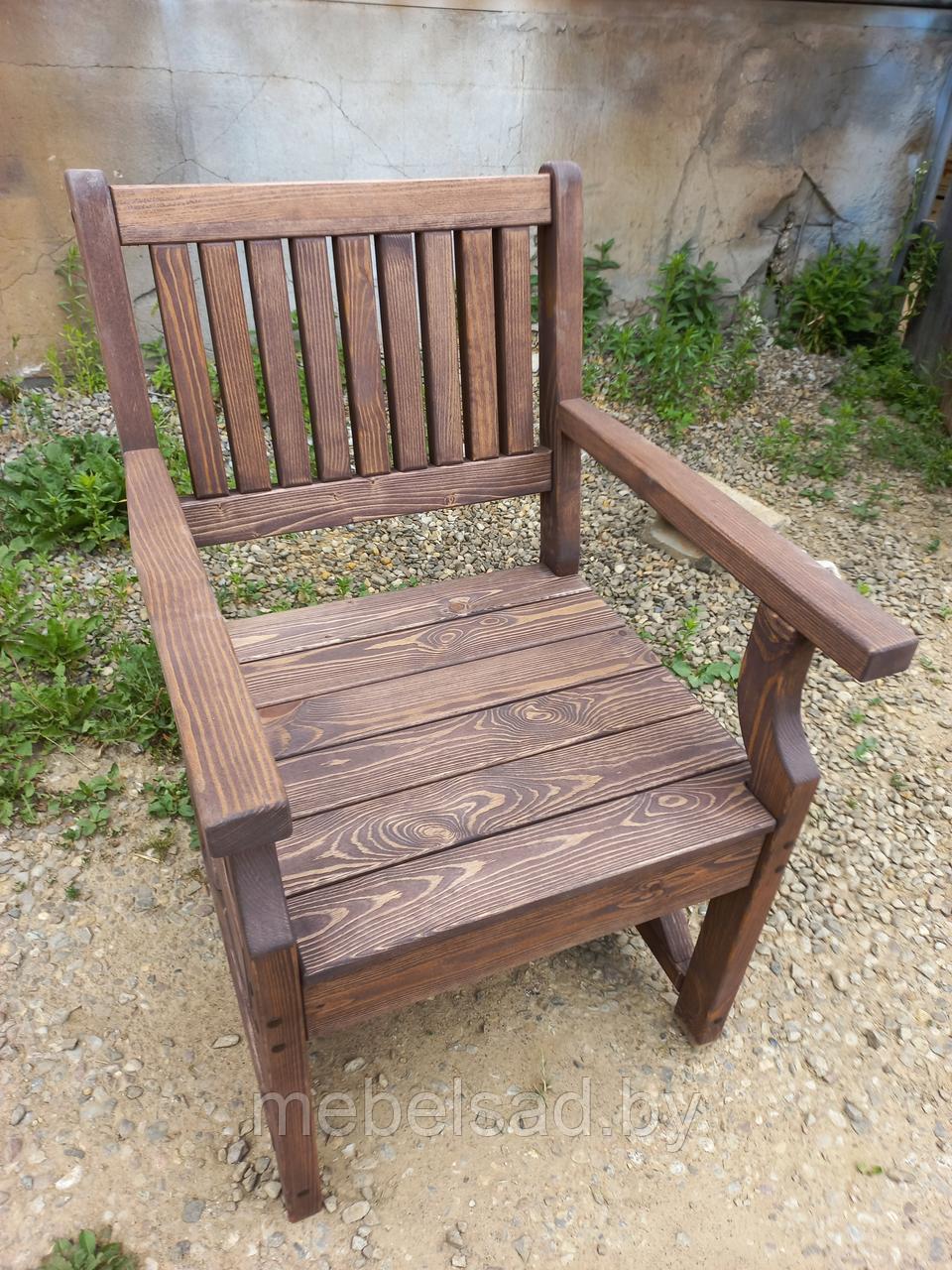Кресло садовое и банное из массива сосны "Прованс Элегант" - фото 4 - id-p183815505