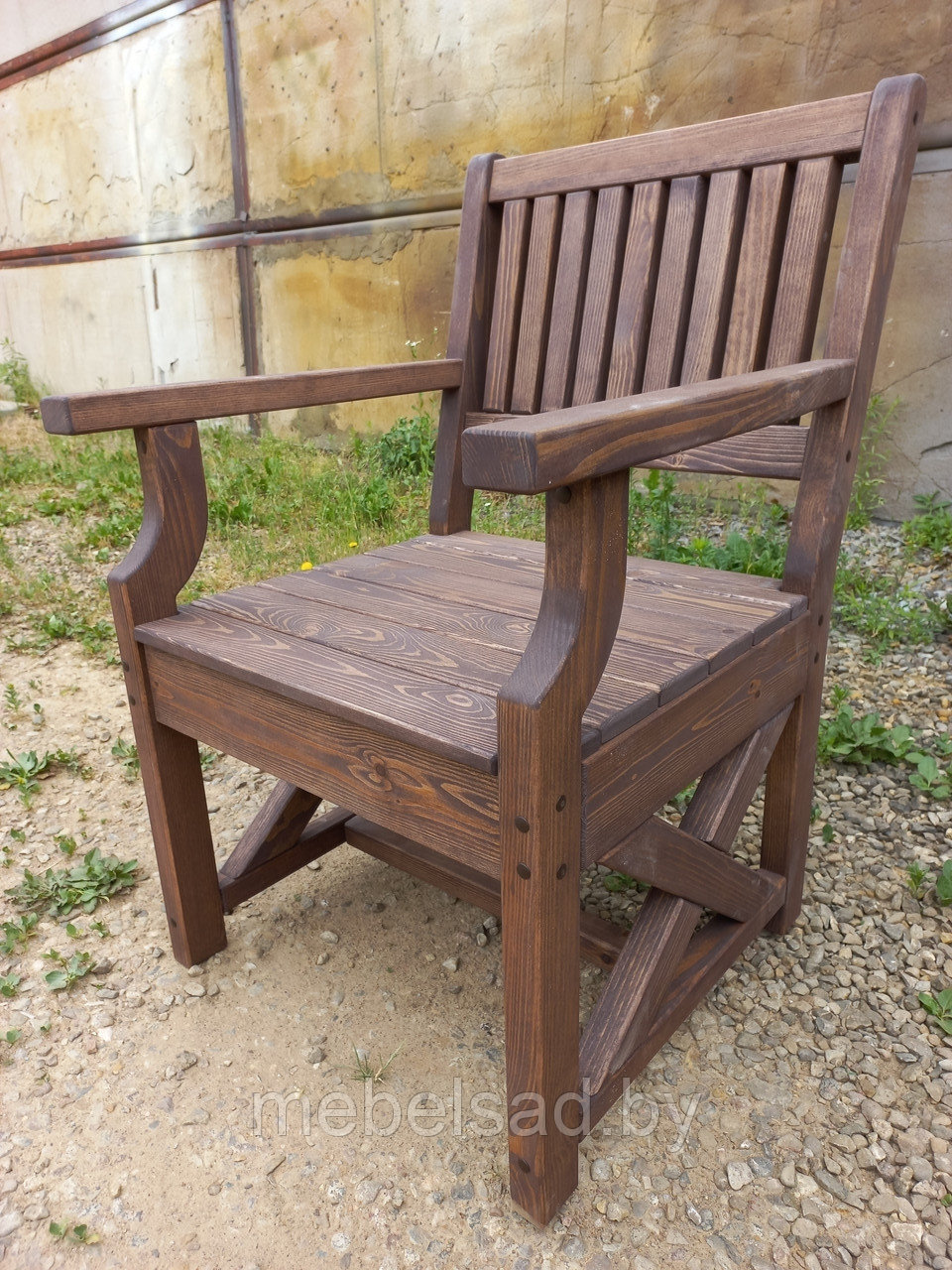 Кресло садовое и банное из массива сосны "Прованс Элегант" - фото 6 - id-p183815505